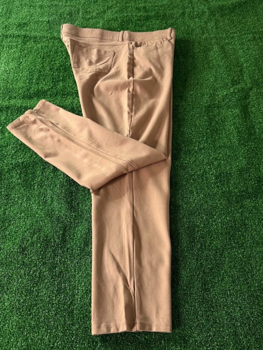 89th & Madison Tan Millennium Ultra Stretch Straight Leg Ankle Casual Pants 16